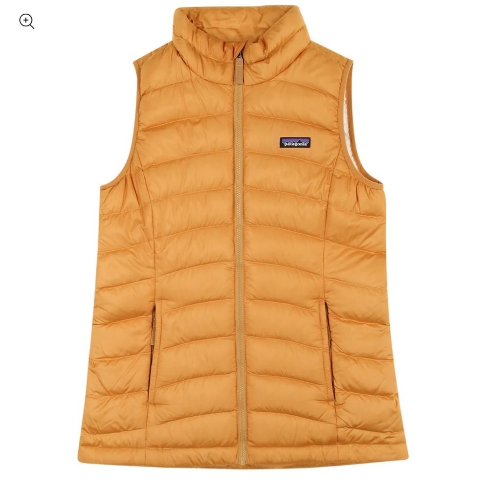 Patagonia Girls Mustard Down Vest